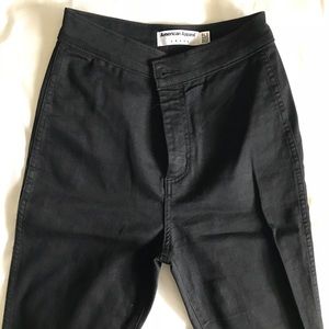 American Apparel High Waisted Black “Easy Jean”